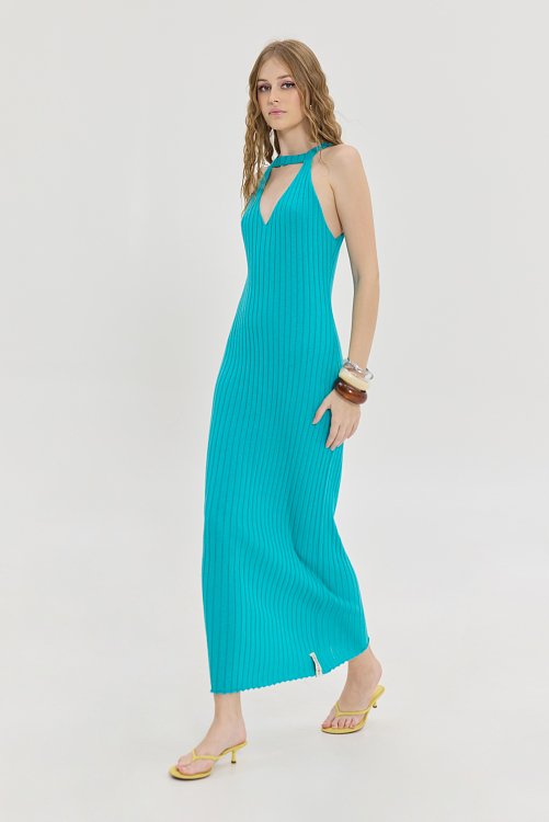 Abby dress petrol