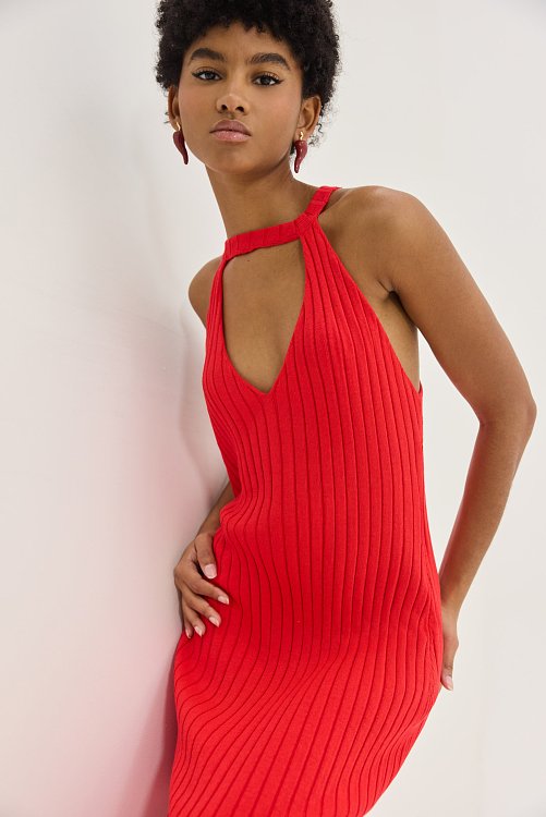 Abby dress red