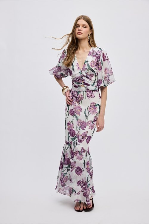 Tulipa midi skirt