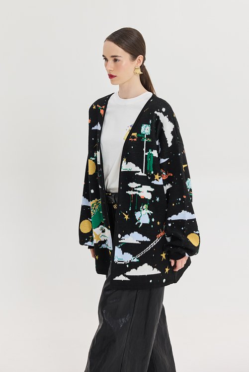 Old Fashioned Cardigan Black