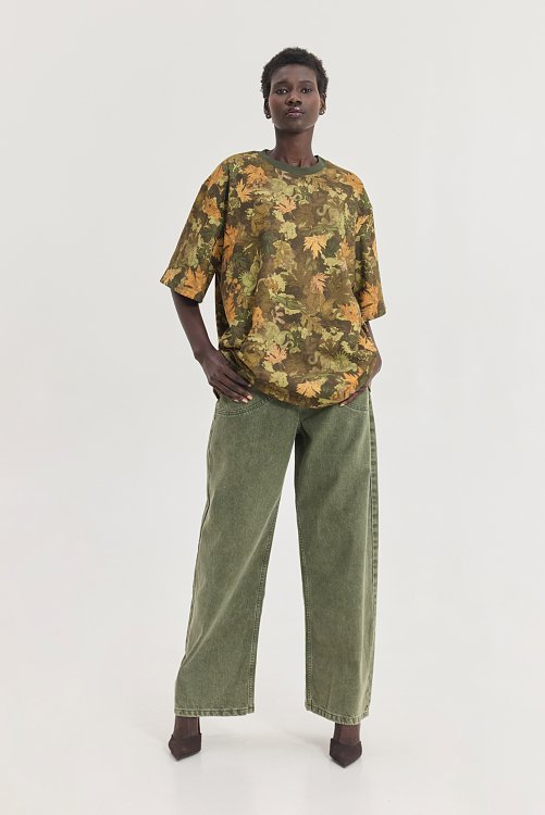 Cheetah T-Shirt Camo Illusion