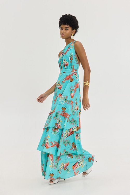 Samer Dress Aqua