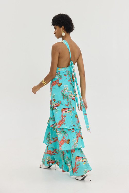 Samer Dress Aqua