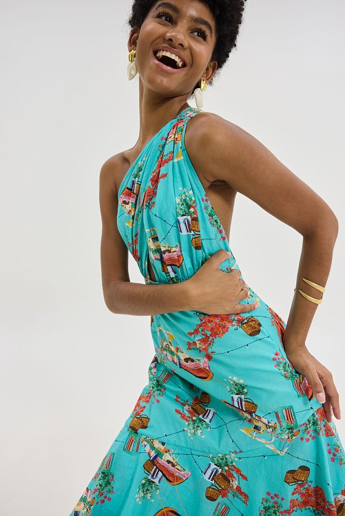 Samer Dress Aqua