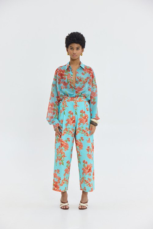 Ava pants aqua