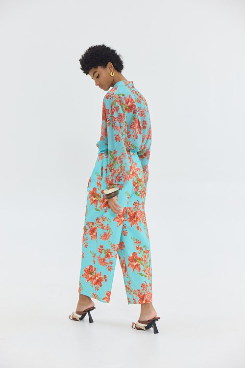 Ava pants aqua