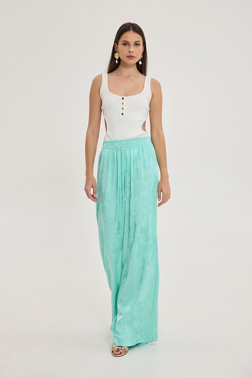 Megan Top Aqua