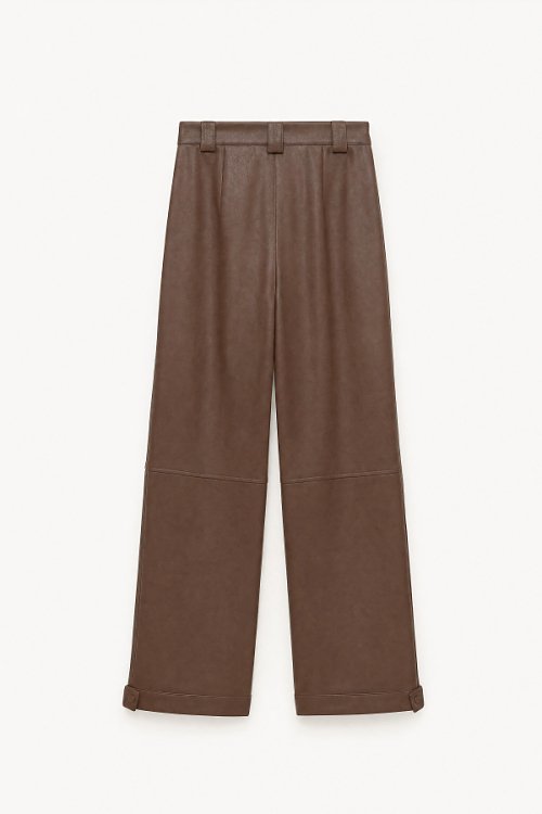 Willow leather pants brown