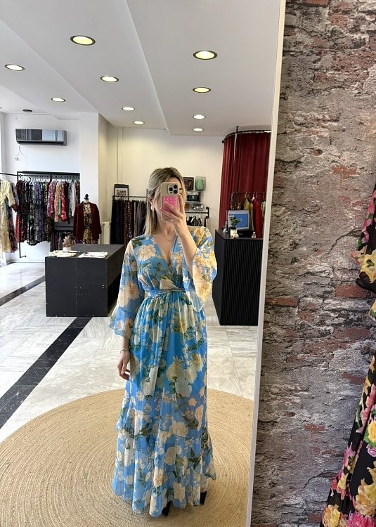 Ocean maxi dress