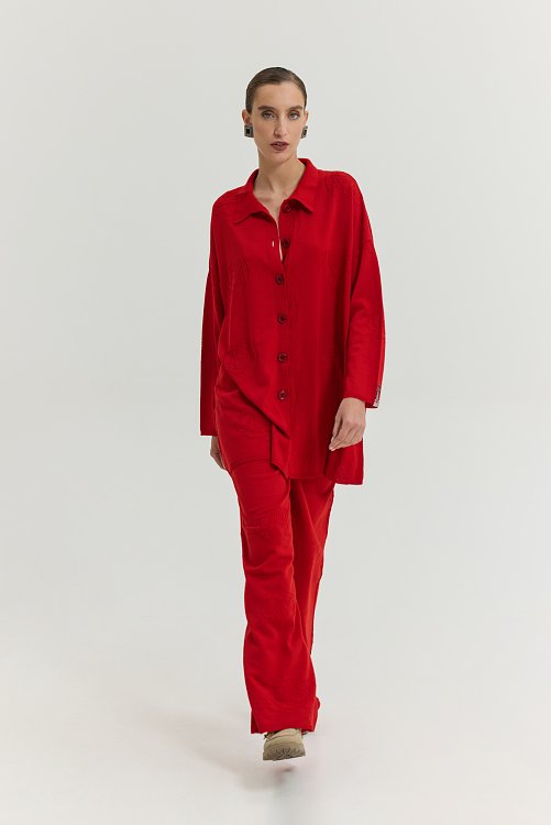 Melon pants red