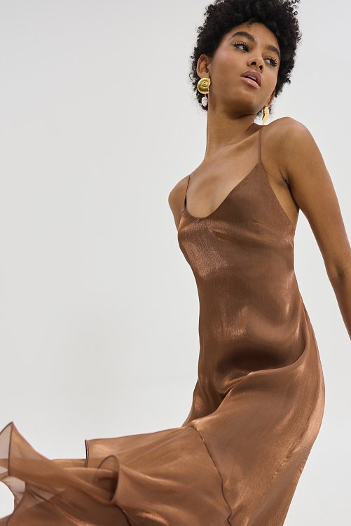 Olsi dress brown