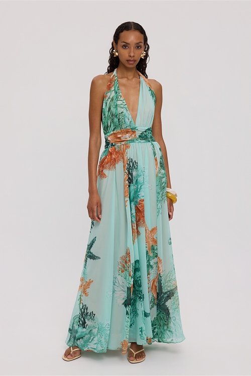 Asterias backless dress