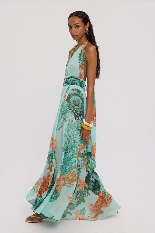 Asterias backless dress