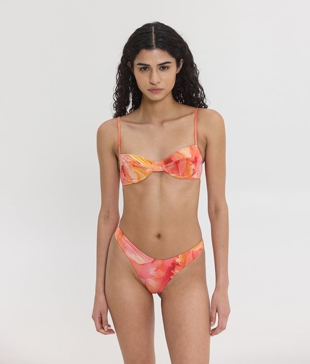 Alicia el sol floral printed bikini