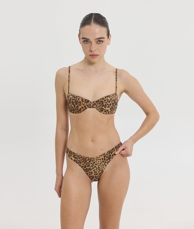 Alicia printed bikini animal
