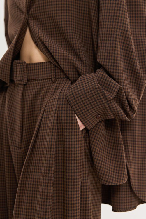 Phoenix Shirt Brown Plaid