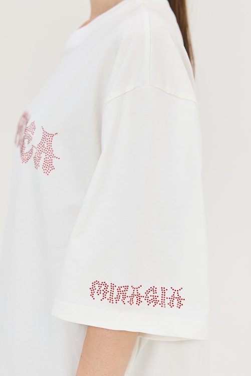 Cheetah Off White T-Shirt Metal Vibes