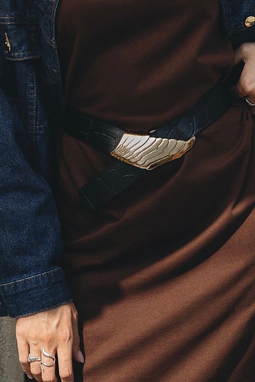 Beautiful Scarlet leather belt