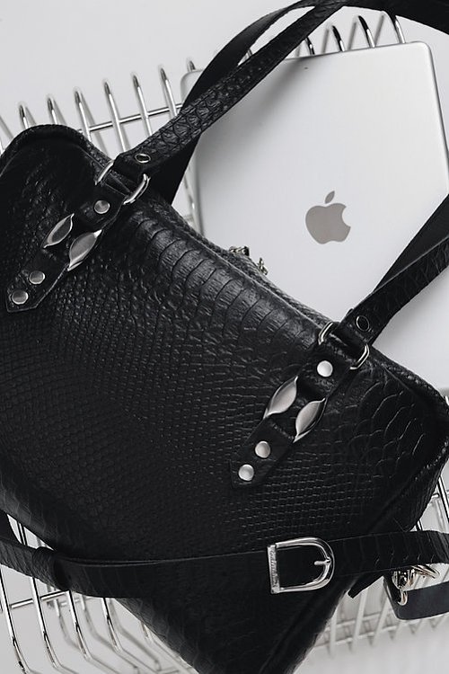 Sensation shoulder bag black