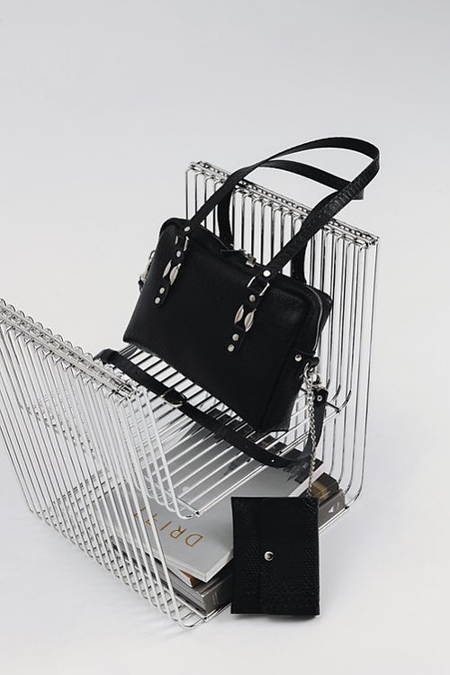 Sensation shoulder bag black
