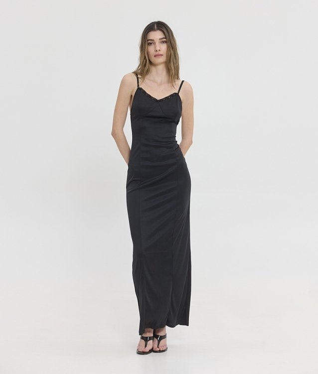 Venus midnight floral maxi dress