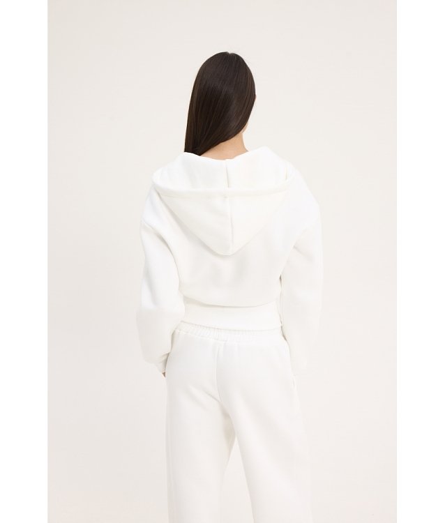 Zen white hoodie