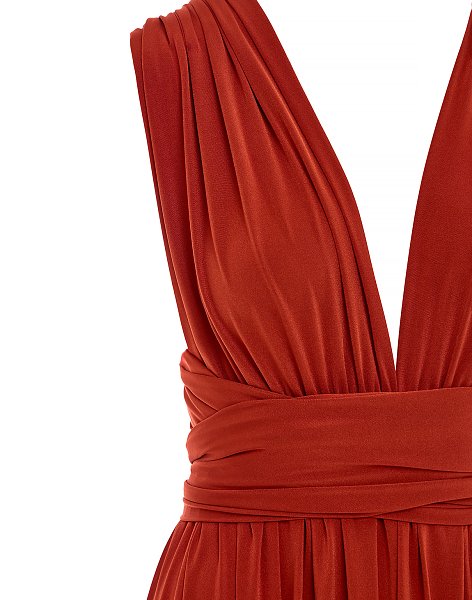 Beatrice polymorphic dress terracota