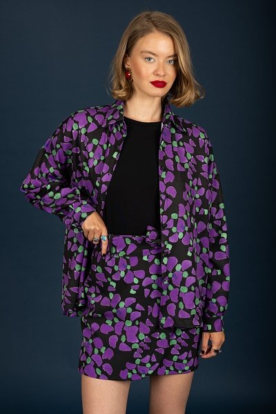 Tiffani skirt purple