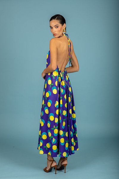 Diego open back dress