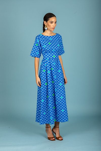 Iria poplin dress
