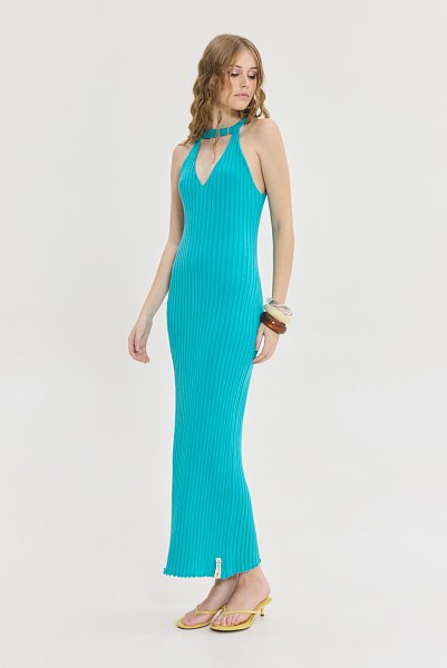 Abby dress petrol