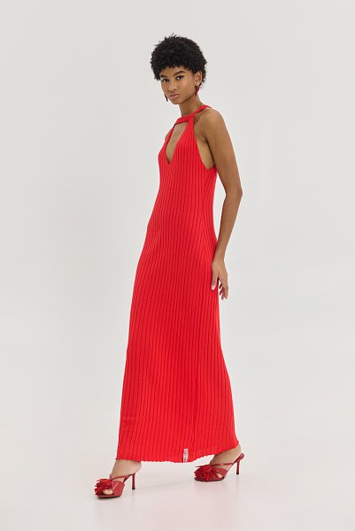 Abby dress red