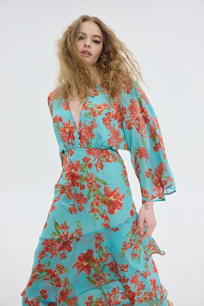 Bari Dress aqua