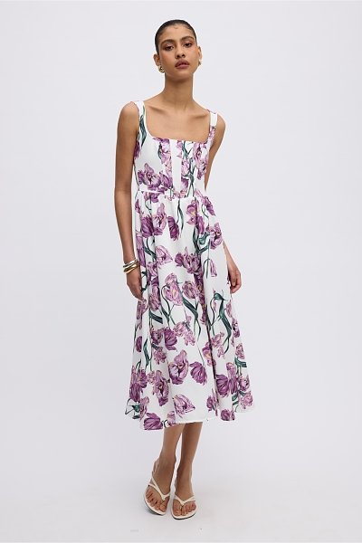 Tulipa midi dress