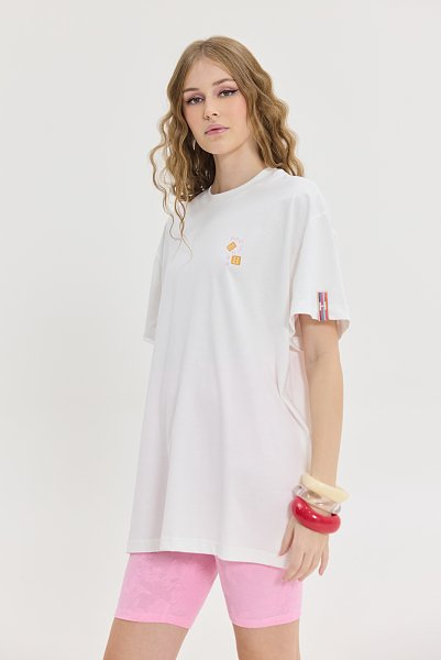 Cheetah T-shirt Off-White Tavli