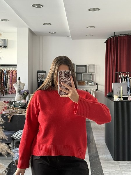 Florence sweater red