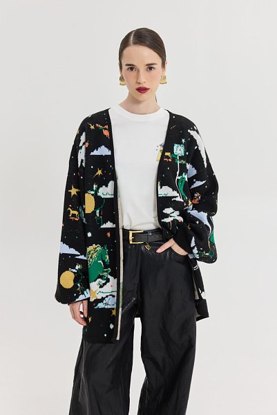 Old Fashioned Cardigan Black