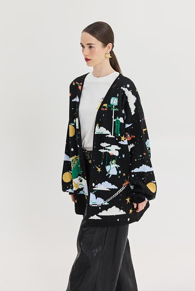 Old Fashioned Cardigan Black