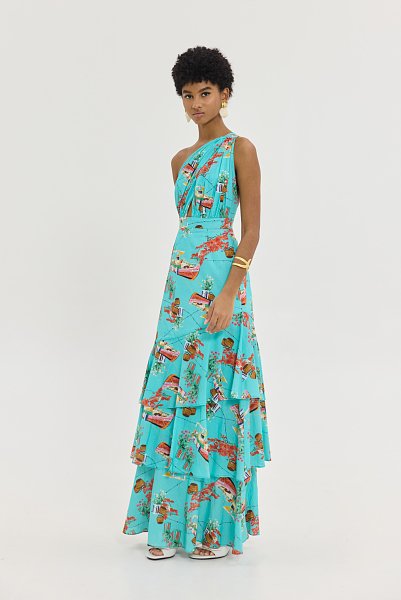 Samer Dress Aqua