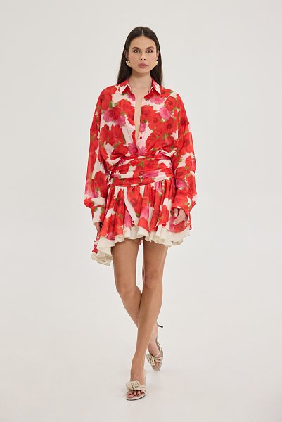 Pinochio Skirt red