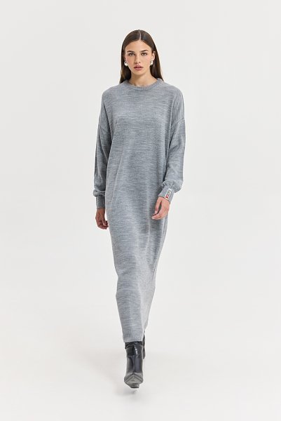 Milkway Knitted Dress Grey