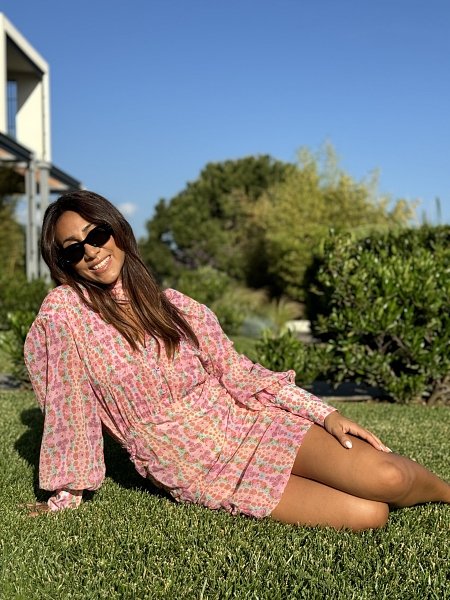 Rosebud mini dress