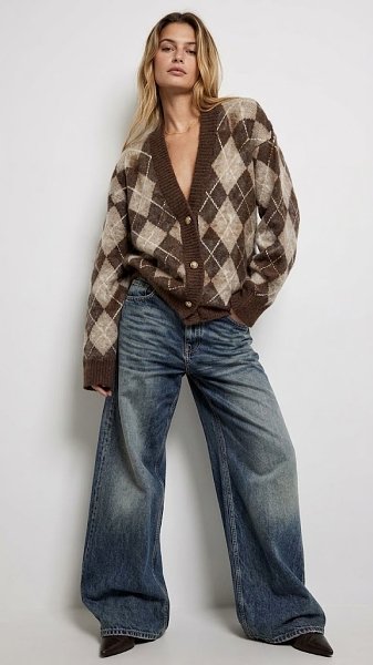 Klio cardigan brown
