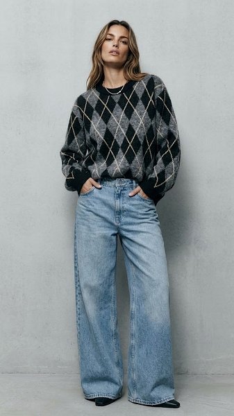 Alexa knitted blouse black