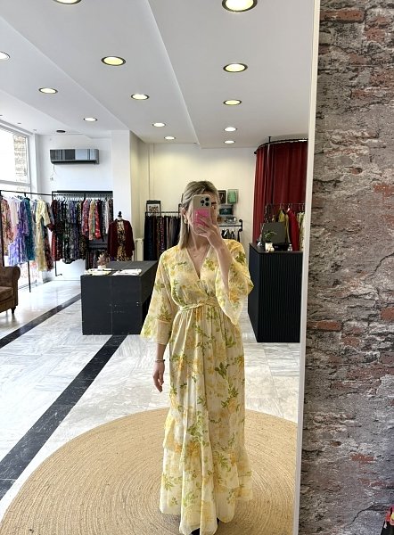 Yellow dream maxi dress