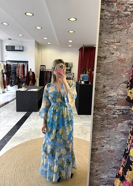 Ocean maxi dress