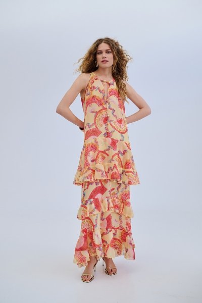 Luma ruffled dress