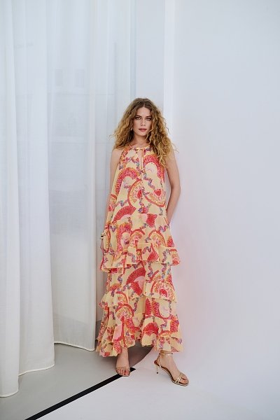 Luma ruffled dress