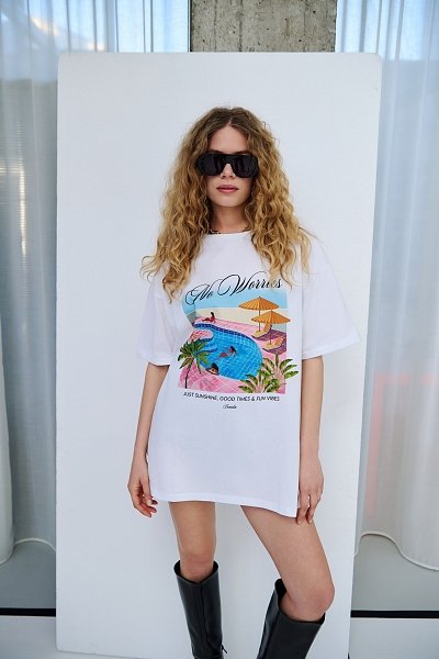 Heatloom Oversized T-shirt White