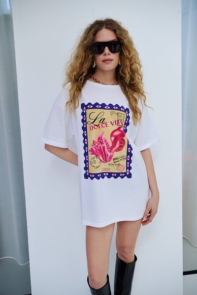 Sunborn Oversized T-shirt White